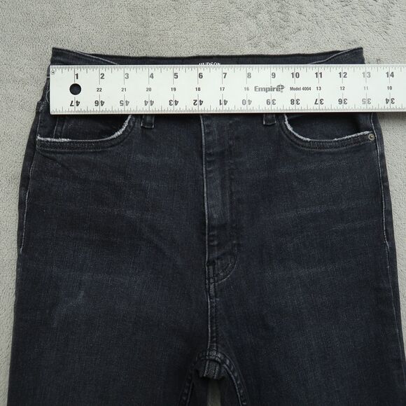 Hudson Jeans Women's Size 28 Gray High-Rise Super Skinny 27" Inseam Distressed - Picture 15 of 16